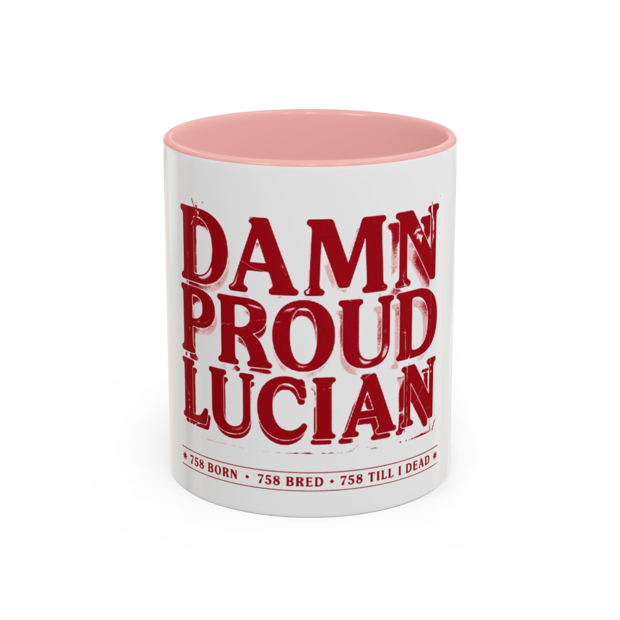 Damn Proud Lucian Coffee Mug — Funny Lucian Pride Accent Mug (11/15oz)
