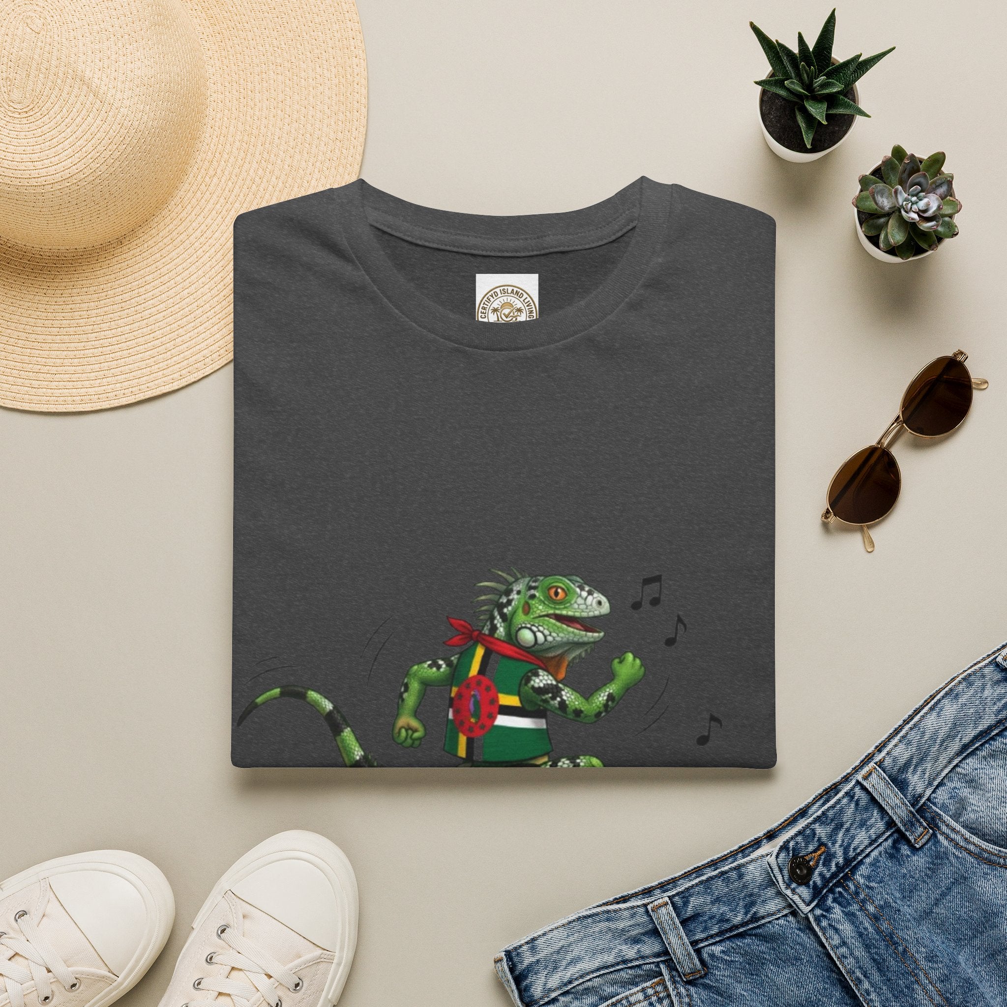 That Is It! Dancing Iguana Graphic T-Shirt — Funny Lizard Music Tee