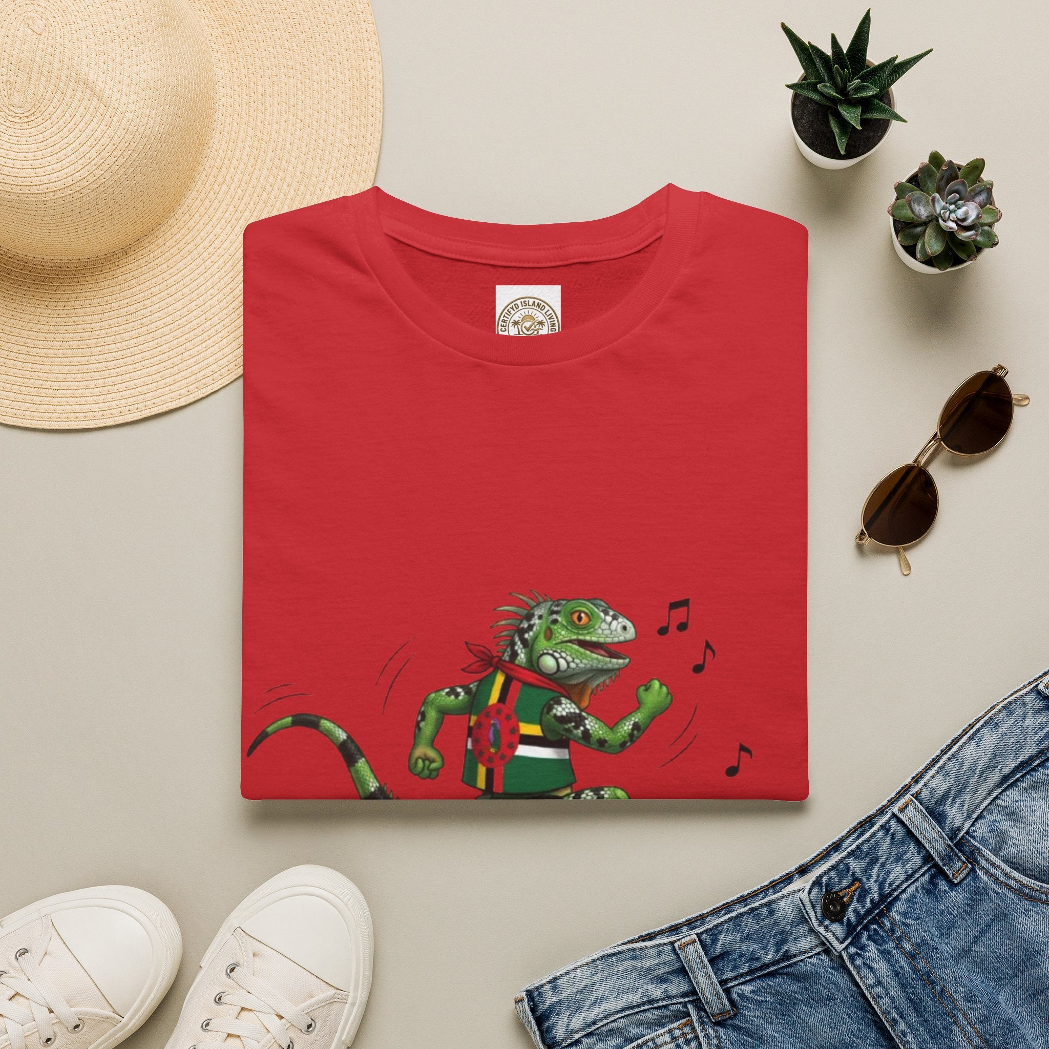 That Is It! Dancing Iguana Graphic T-Shirt — Funny Lizard Music Tee