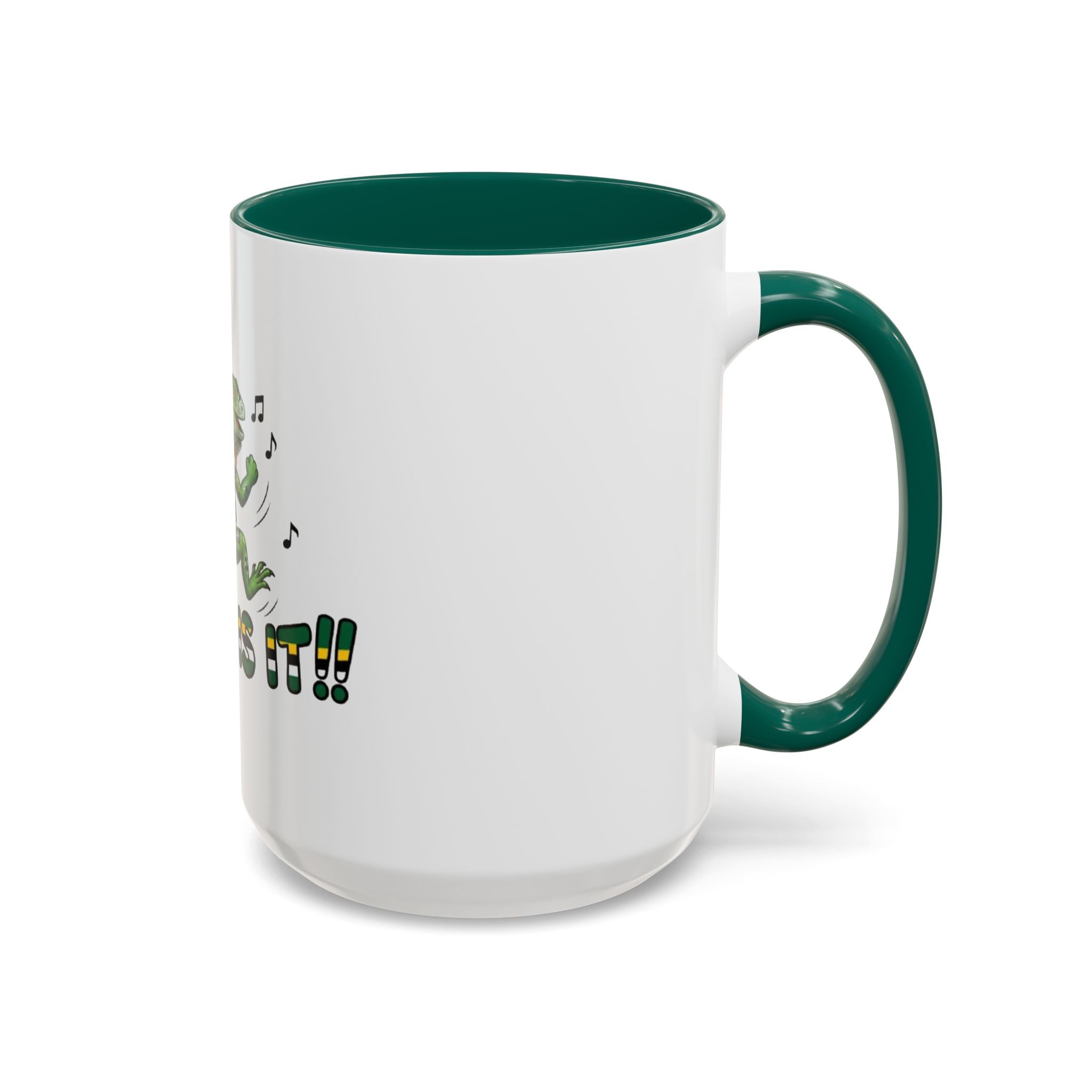 Iguana Dancing 'That Is It!!' Coffee Mug (11oz/15oz)