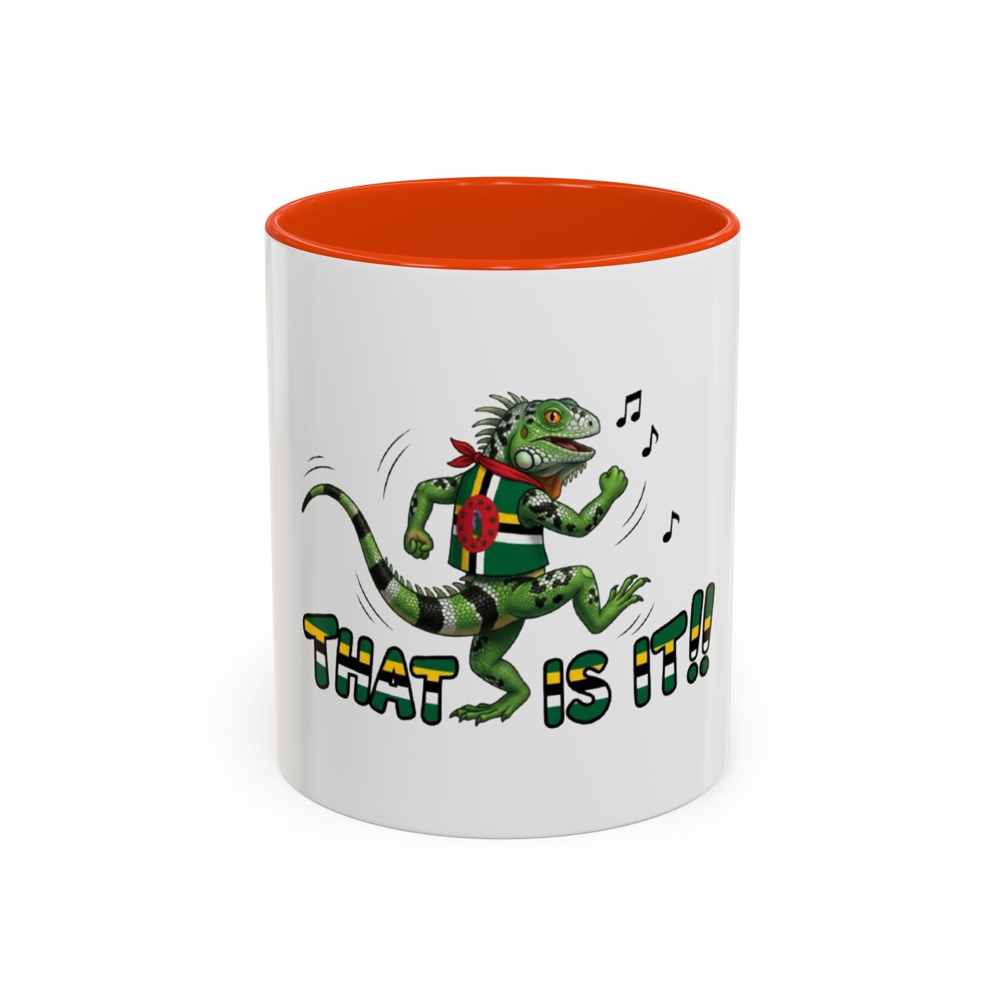 Iguana Dancing 'That Is It!!' Coffee Mug (11oz/15oz)