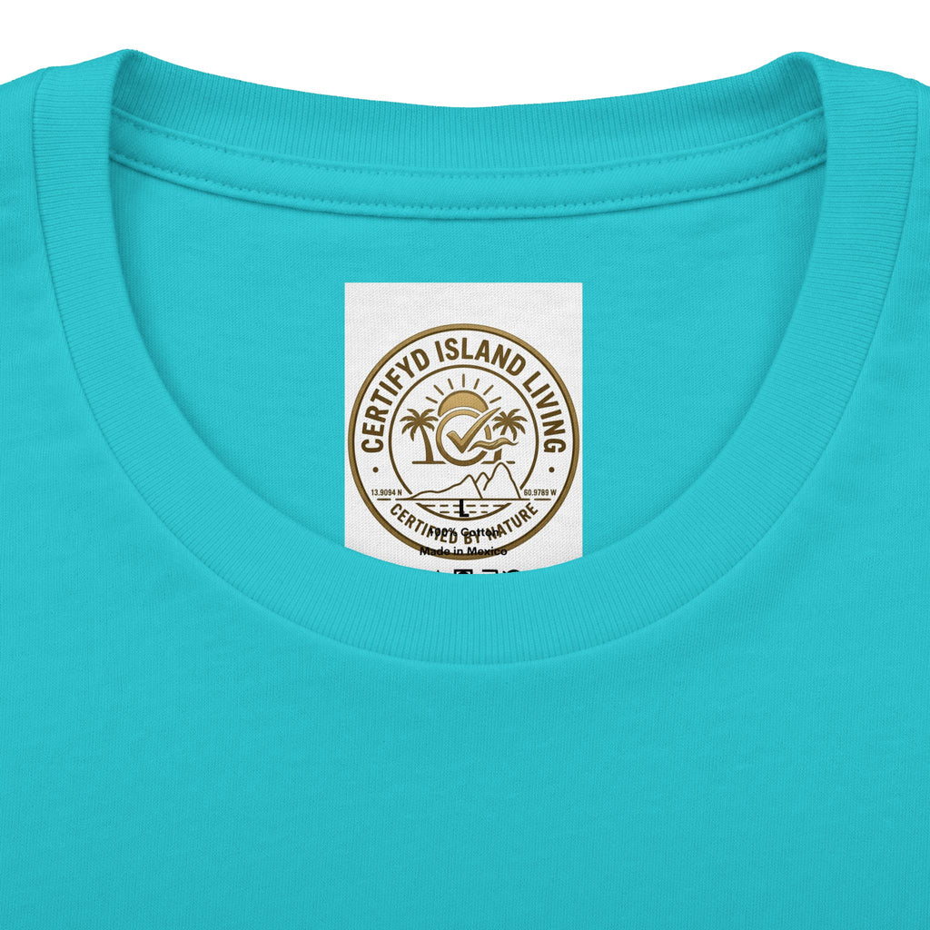 Blue & Gold Rose Graphic Tee