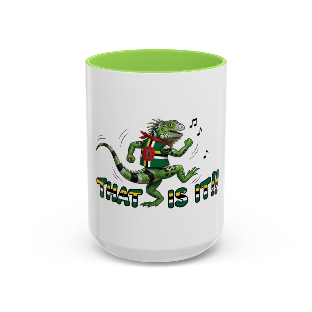 Iguana Dancing 'That Is It!!' Coffee Mug (11oz/15oz)