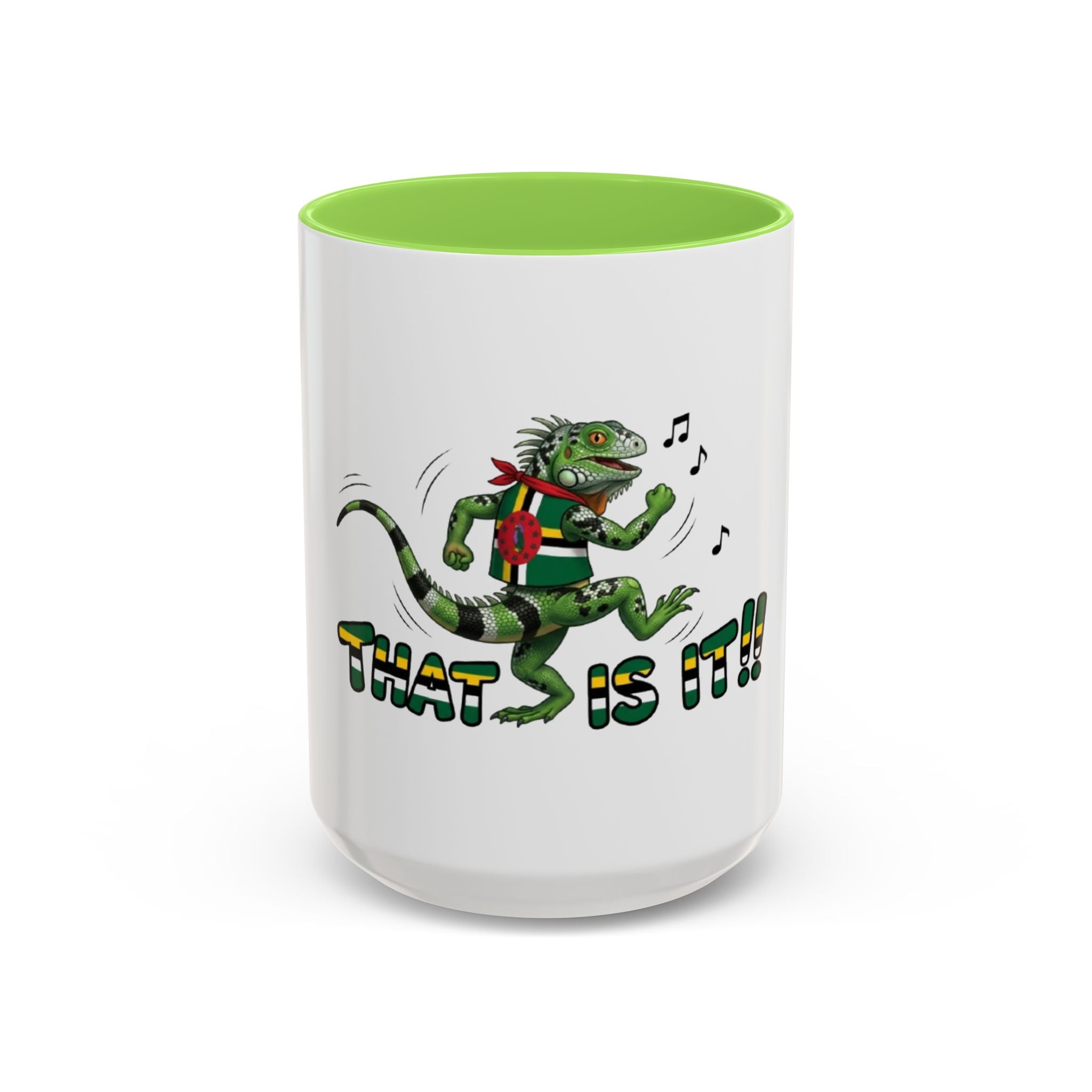 Iguana Dancing 'That Is It!!' Coffee Mug (11oz/15oz)