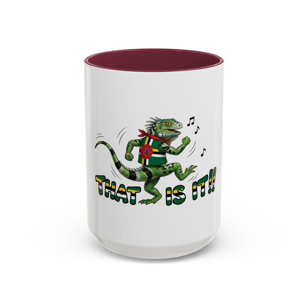Iguana Dancing 'That Is It!!' Coffee Mug (11oz/15oz)