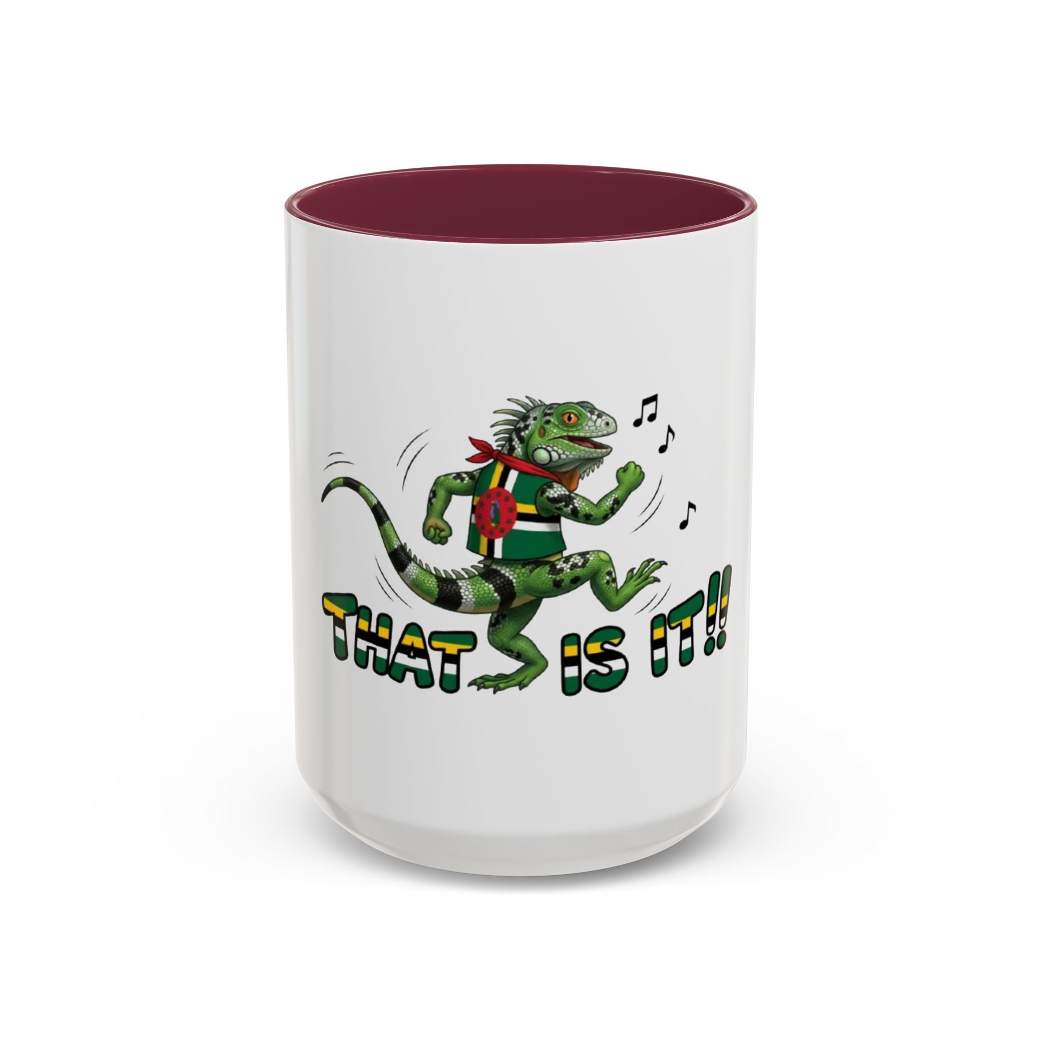 Iguana Dancing 'That Is It!!' Coffee Mug (11oz/15oz)
