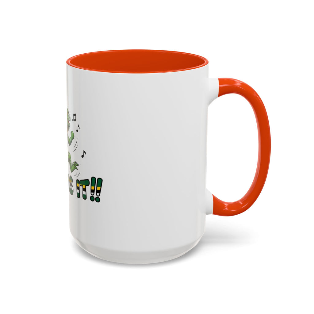 Iguana Dancing 'That Is It!!' Coffee Mug (11oz/15oz)