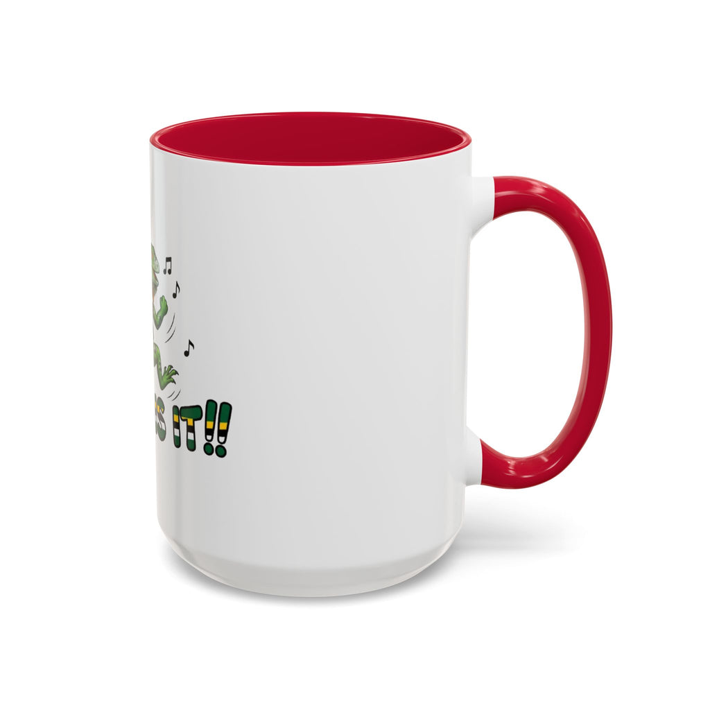 Iguana Dancing 'That Is It!!' Coffee Mug (11oz/15oz)