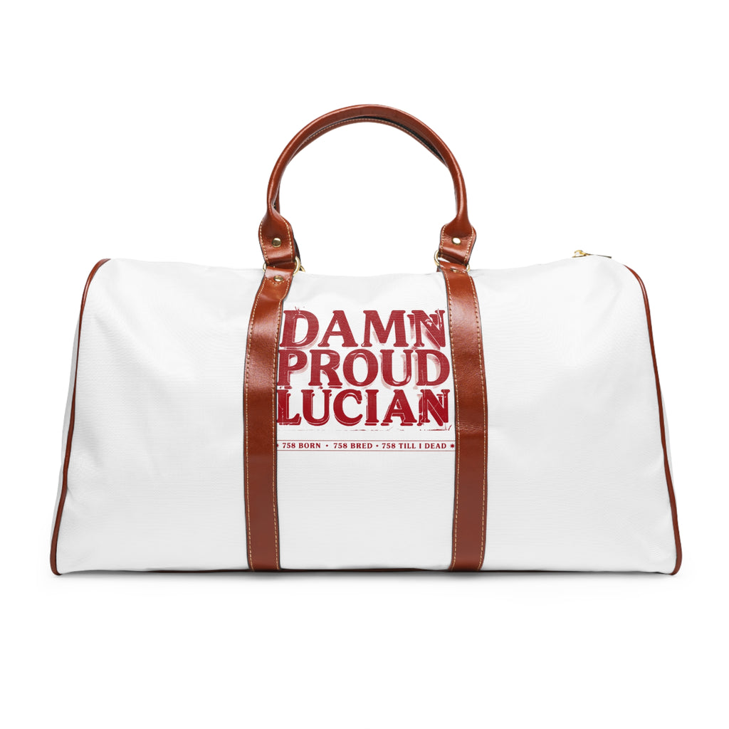 Damn Proud Lucian Waterproof Travel Bag — Personalized Weekend Duffel