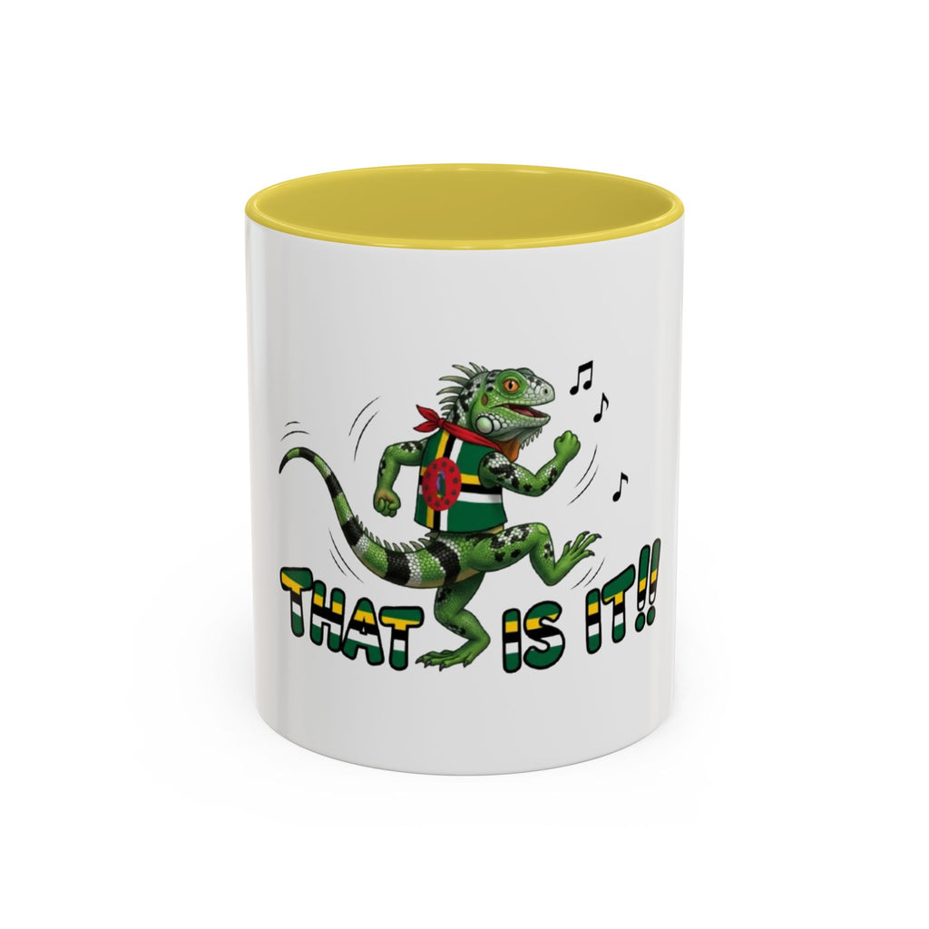 Iguana Dancing 'That Is It!!' Coffee Mug (11oz/15oz)