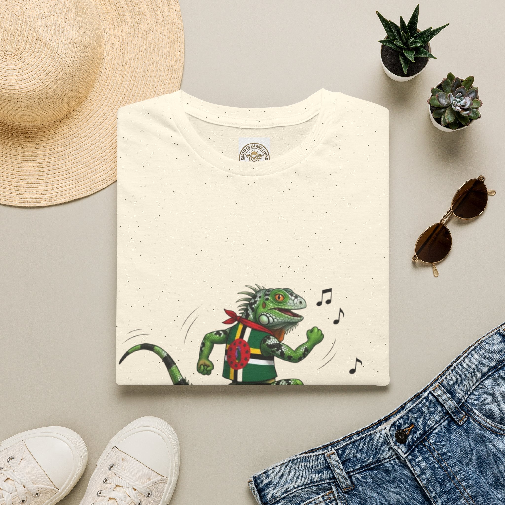 That Is It! Dancing Iguana Graphic T-Shirt — Funny Lizard Music Tee