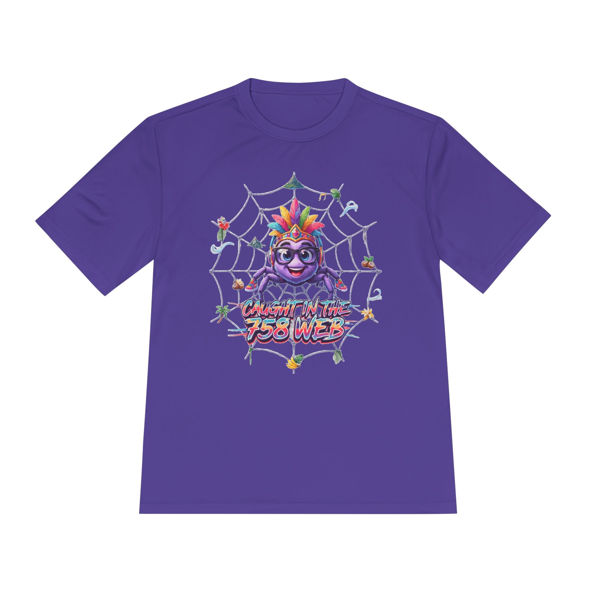 Spider Pride Tee — Colorful Rainbow Spider "Catch Me If You Can" Graphic Shirt