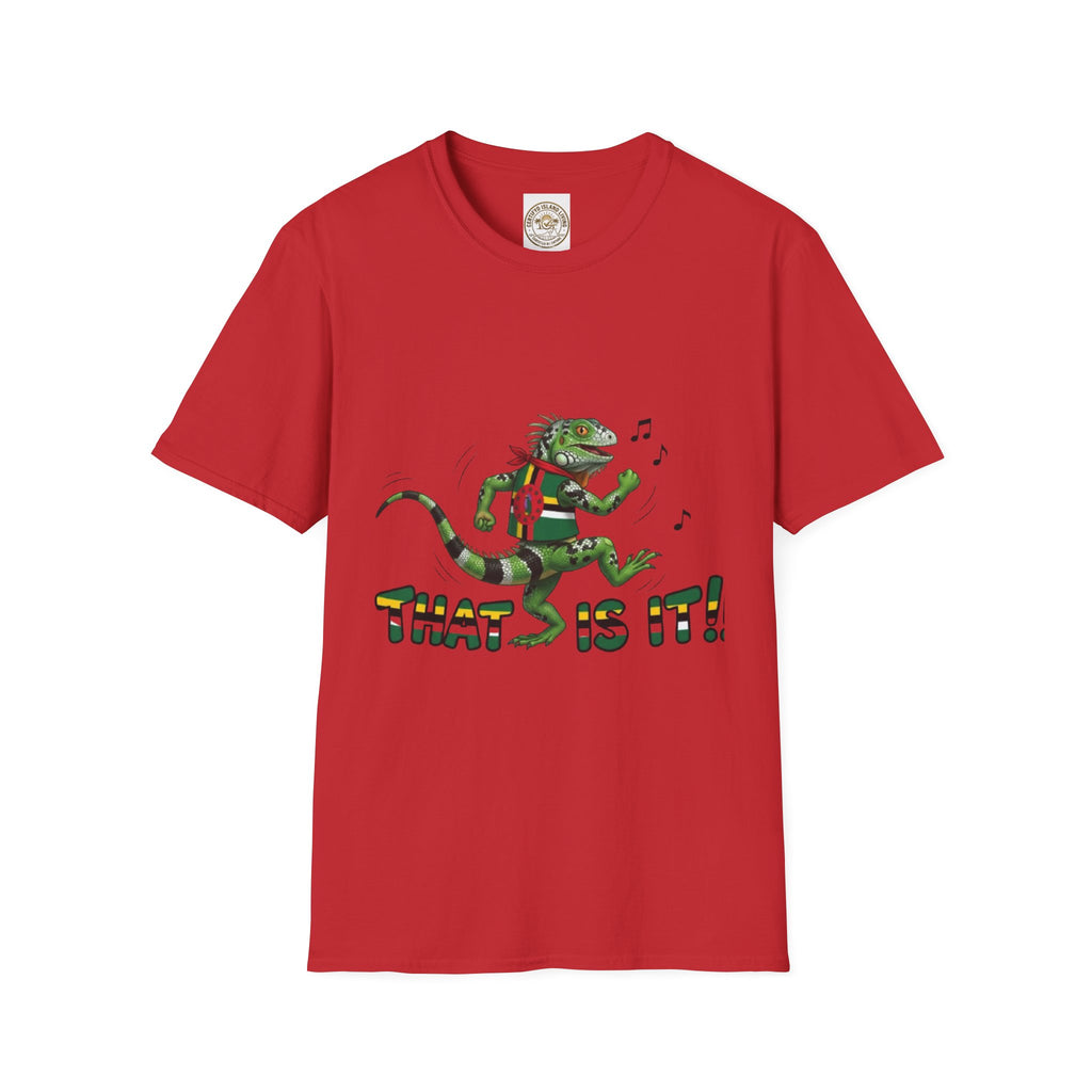 That Is It! Dancing Iguana Graphic T-Shirt — Funny Lizard Music Tee