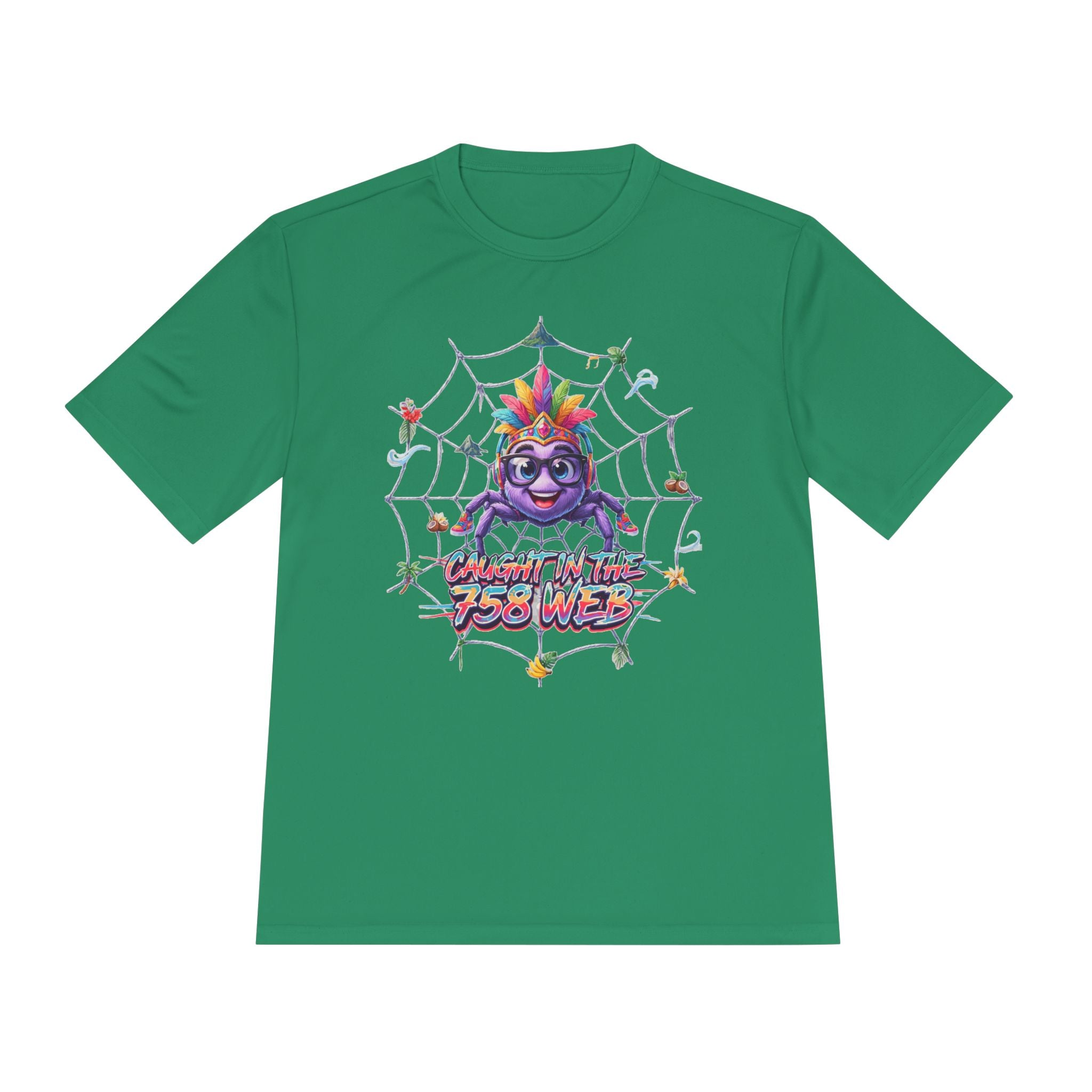 Spider Pride Tee — Colorful Rainbow Spider "Catch Me If You Can" Graphic Shirt