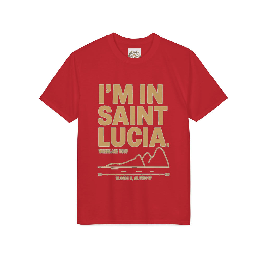 Saint Lucia T-Shirt "I'm In Saint Lucia" - Island Vacation Tee