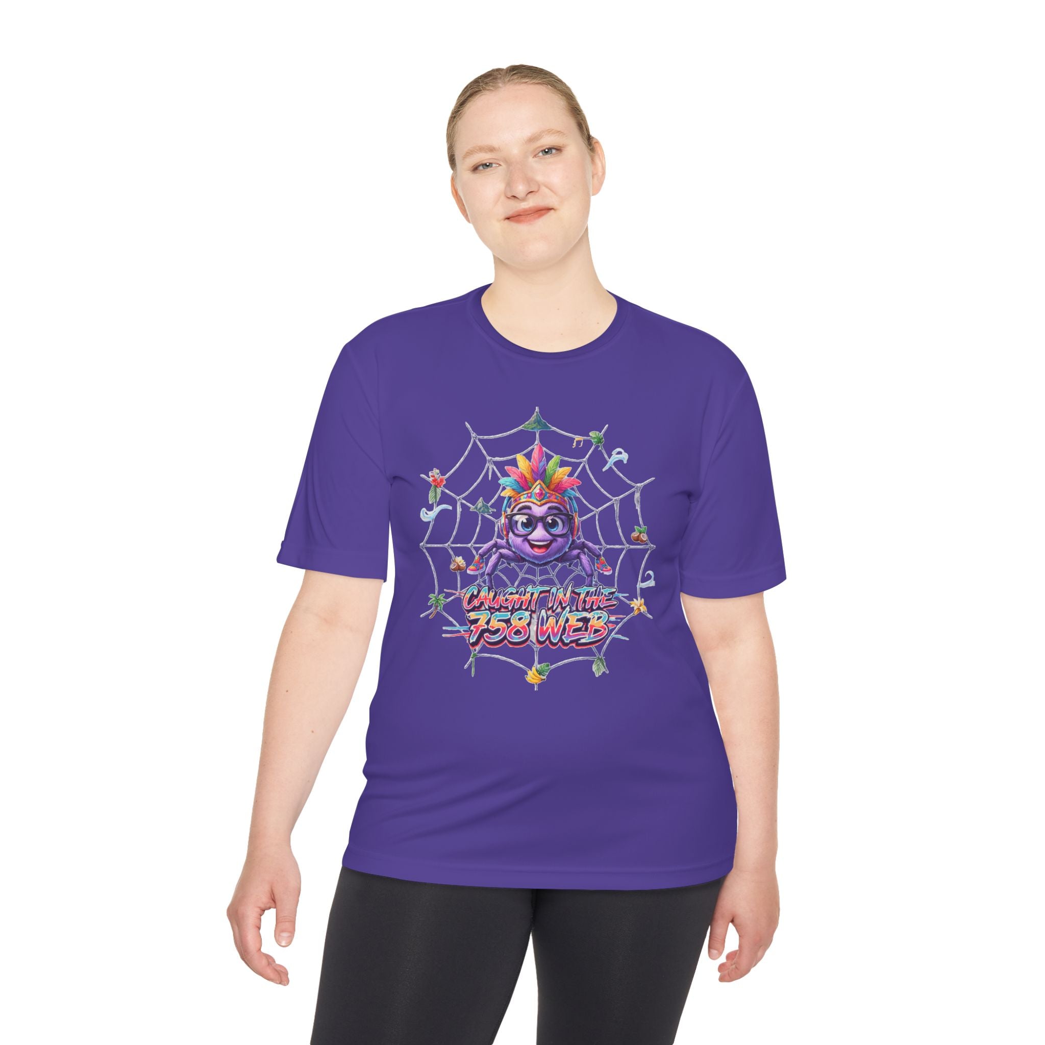 Spider Pride Tee — Colorful Rainbow Spider "Catch Me If You Can" Graphic Shirt