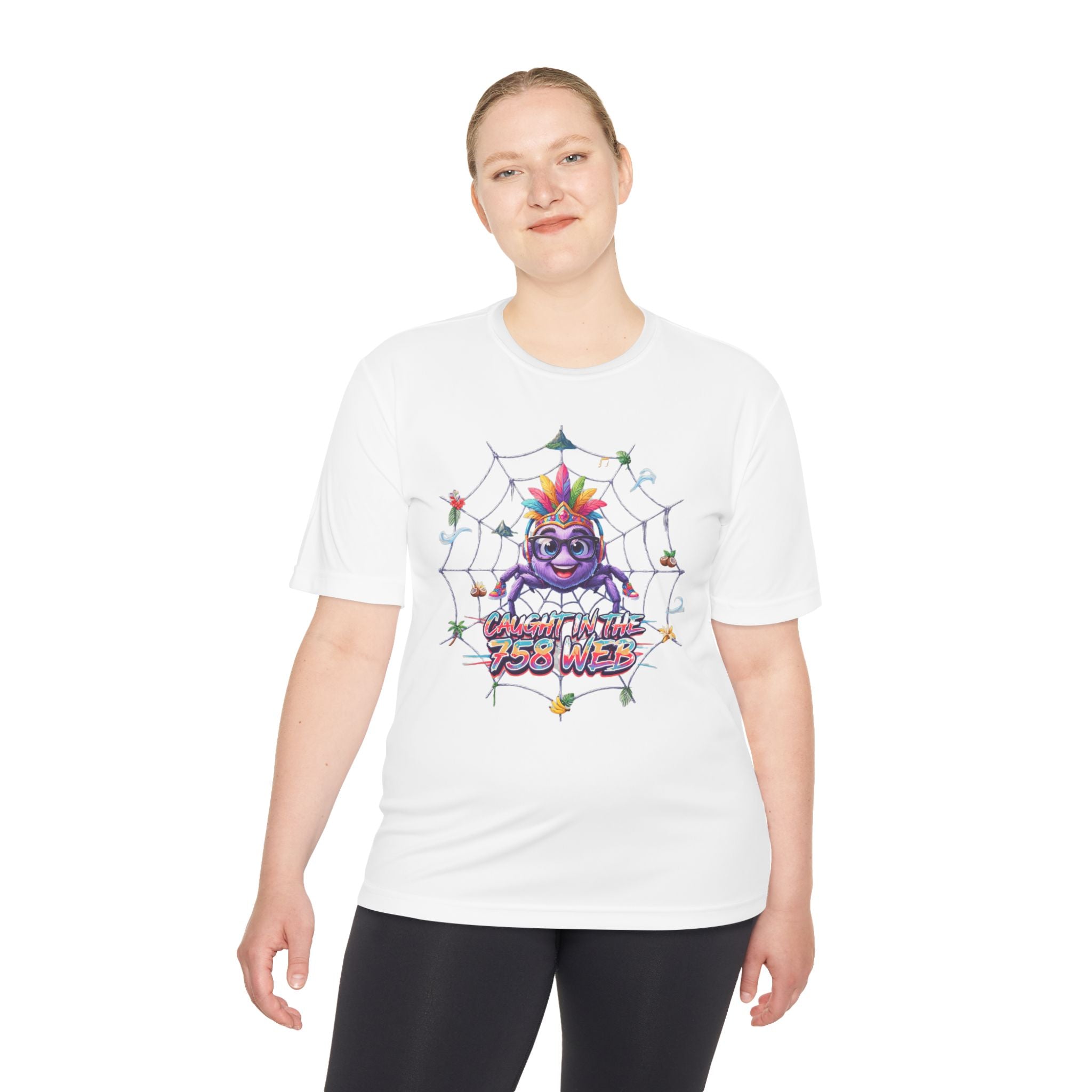 Spider Pride Tee — Colorful Rainbow Spider "Catch Me If You Can" Graphic Shirt