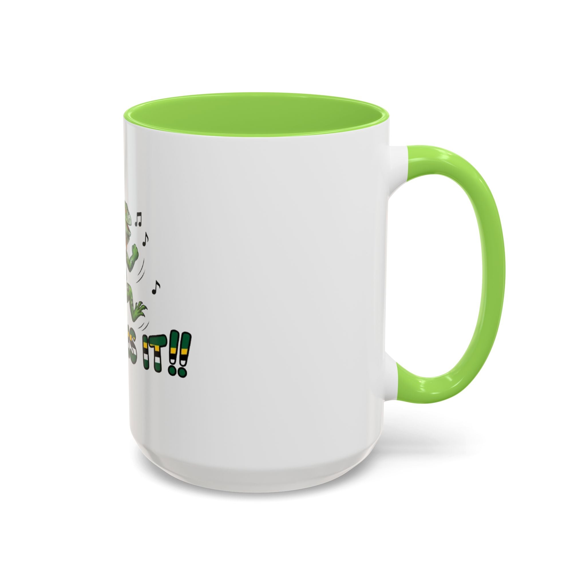 Iguana Dancing 'That Is It!!' Coffee Mug (11oz/15oz)