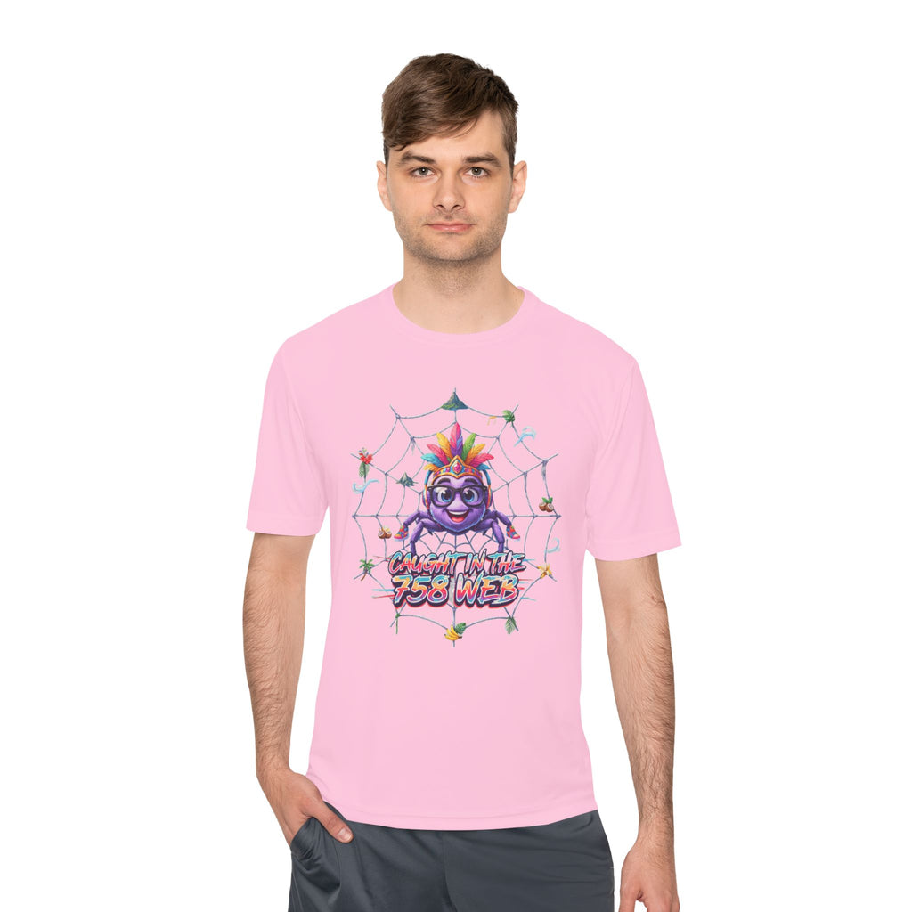 Spider Pride Tee — Colorful Rainbow Spider "Catch Me If You Can" Graphic Shirt