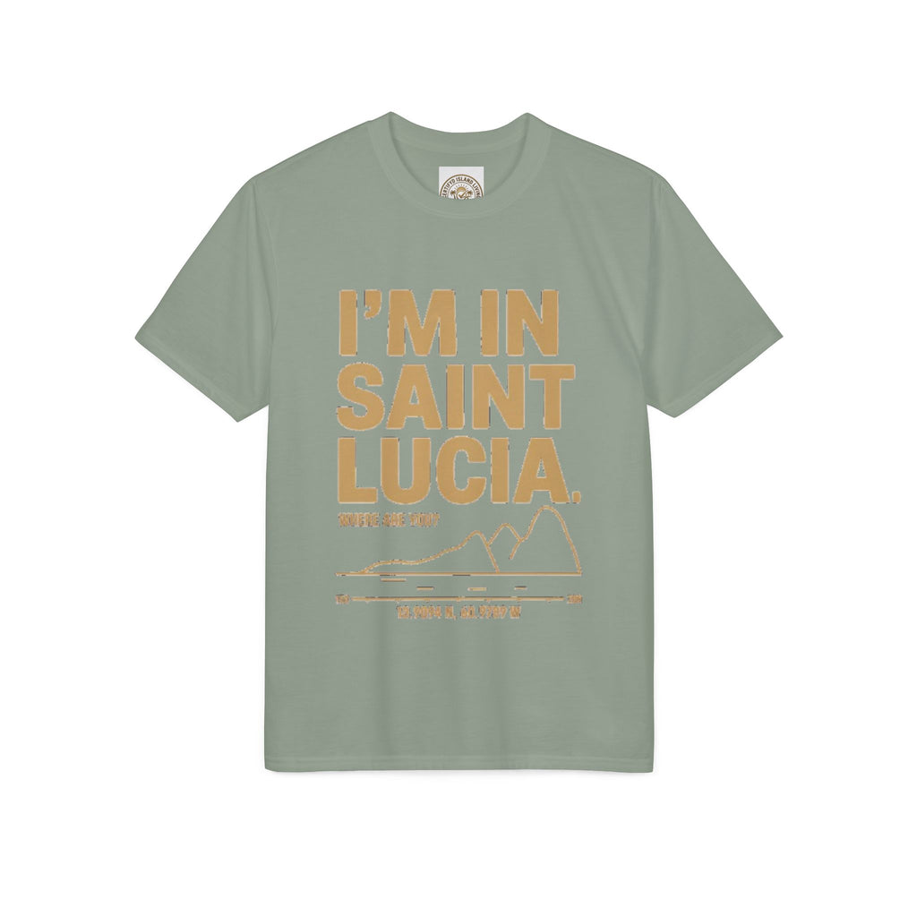 Saint Lucia T-Shirt "I'm In Saint Lucia" - Island Vacation Tee