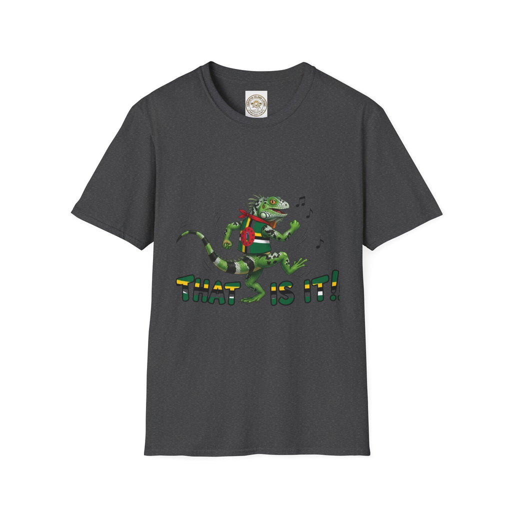 That Is It! Dancing Iguana Graphic T-Shirt — Funny Lizard Music Tee