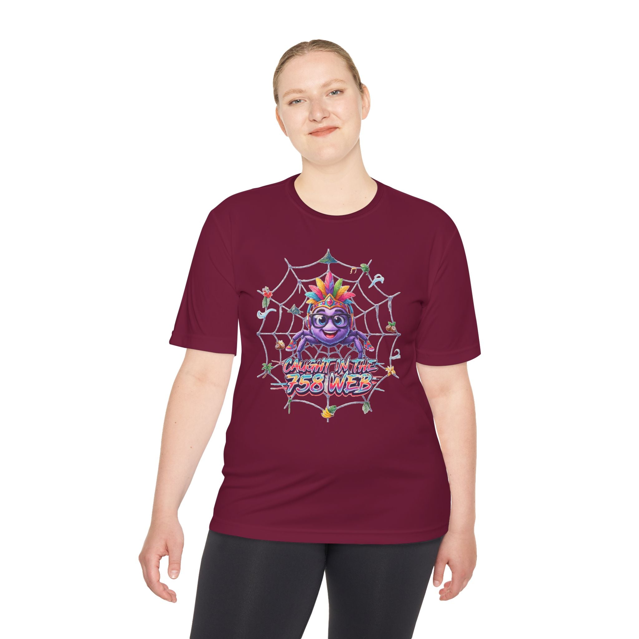 Spider Pride Tee — Colorful Rainbow Spider "Catch Me If You Can" Graphic Shirt