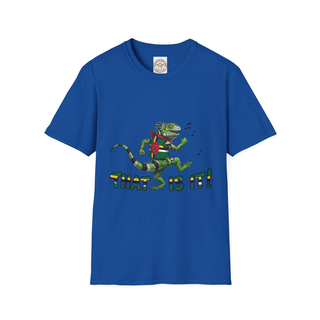 That Is It! Dancing Iguana Graphic T-Shirt — Funny Lizard Music Tee