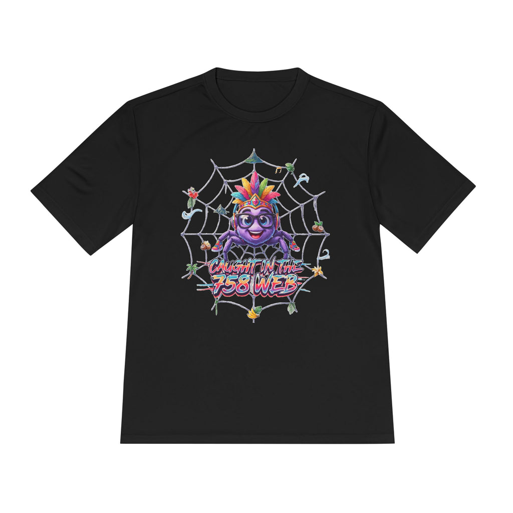 Spider Pride Tee — Colorful Rainbow Spider "Catch Me If You Can" Graphic Shirt