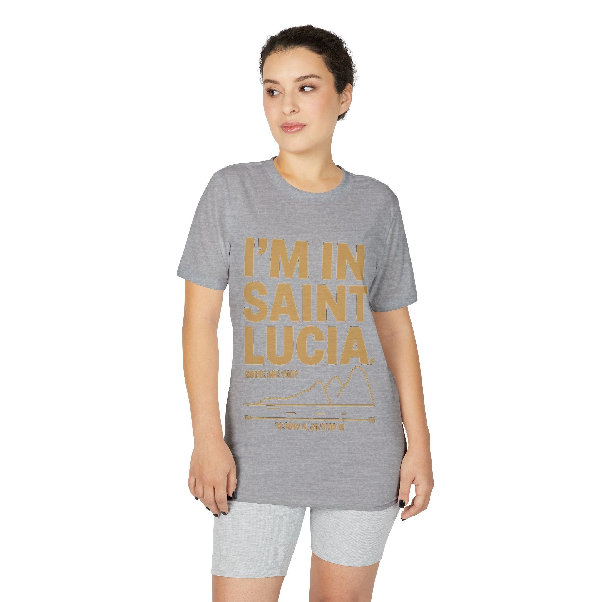 Saint Lucia T-Shirt "I'm In Saint Lucia" - Island Vacation Tee