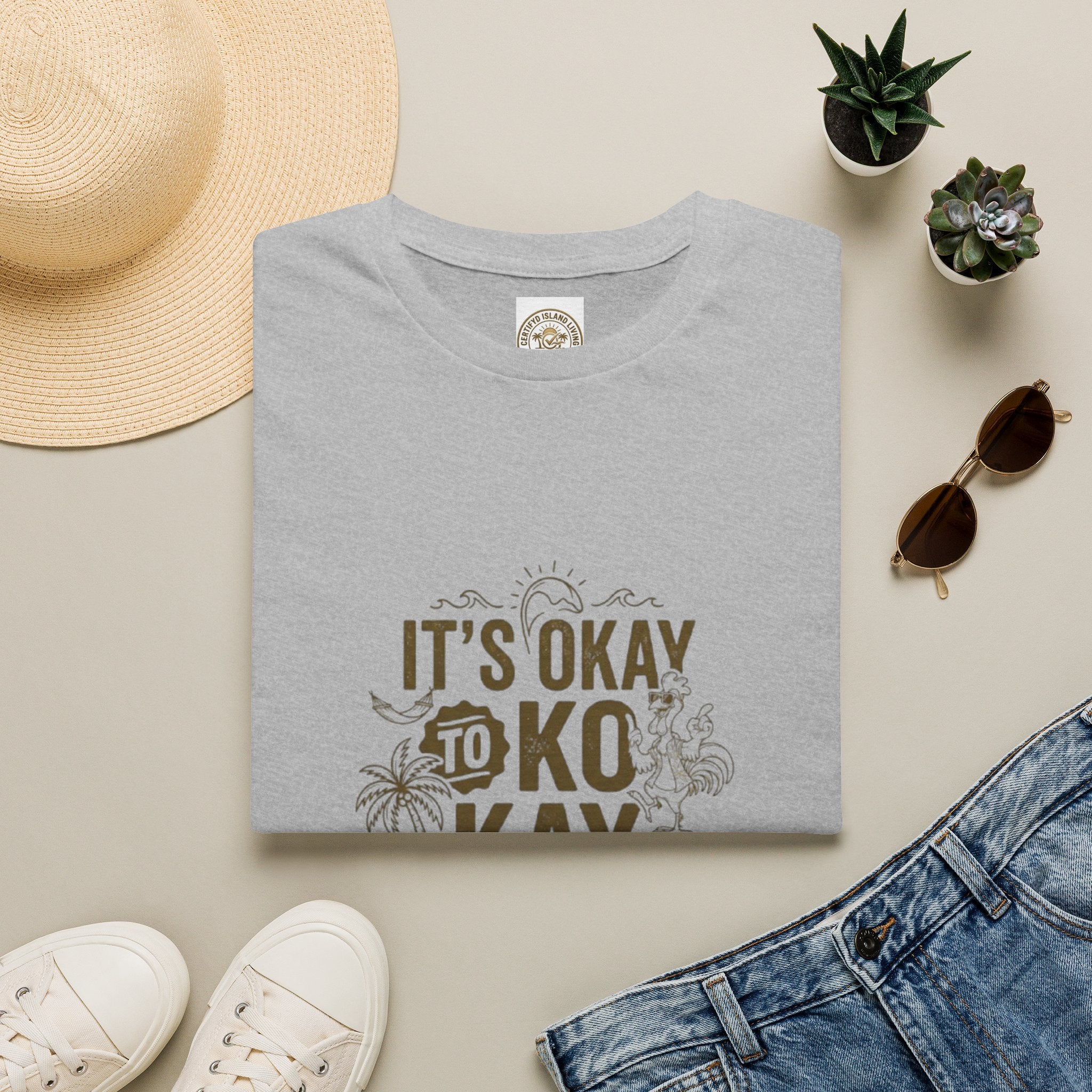 It’s Okay to Kokay T-Shirt — Positive Tropical Graphic Tee