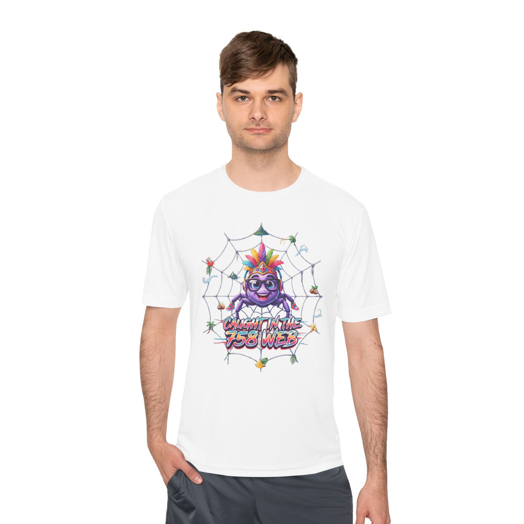 Spider Pride Tee — Colorful Rainbow Spider "Catch Me If You Can" Graphic Shirt