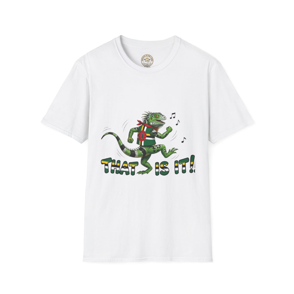 That Is It! Dancing Iguana Graphic T-Shirt — Funny Lizard Music Tee