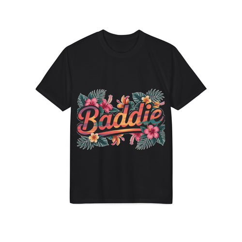 Baddie Tropical Floral Tee — Retro Island Graphic T-Shirt
