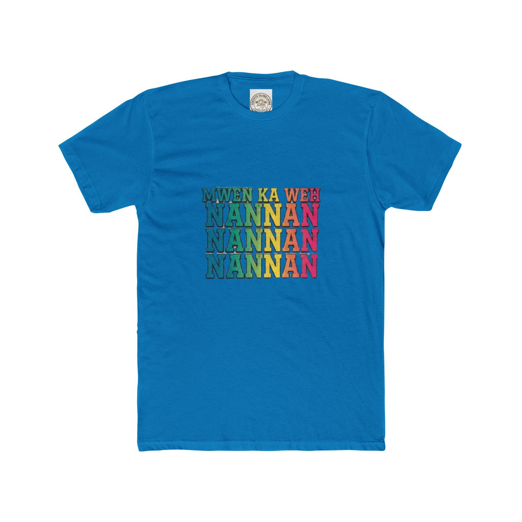 Nannan Retro Rainbow Text Tee