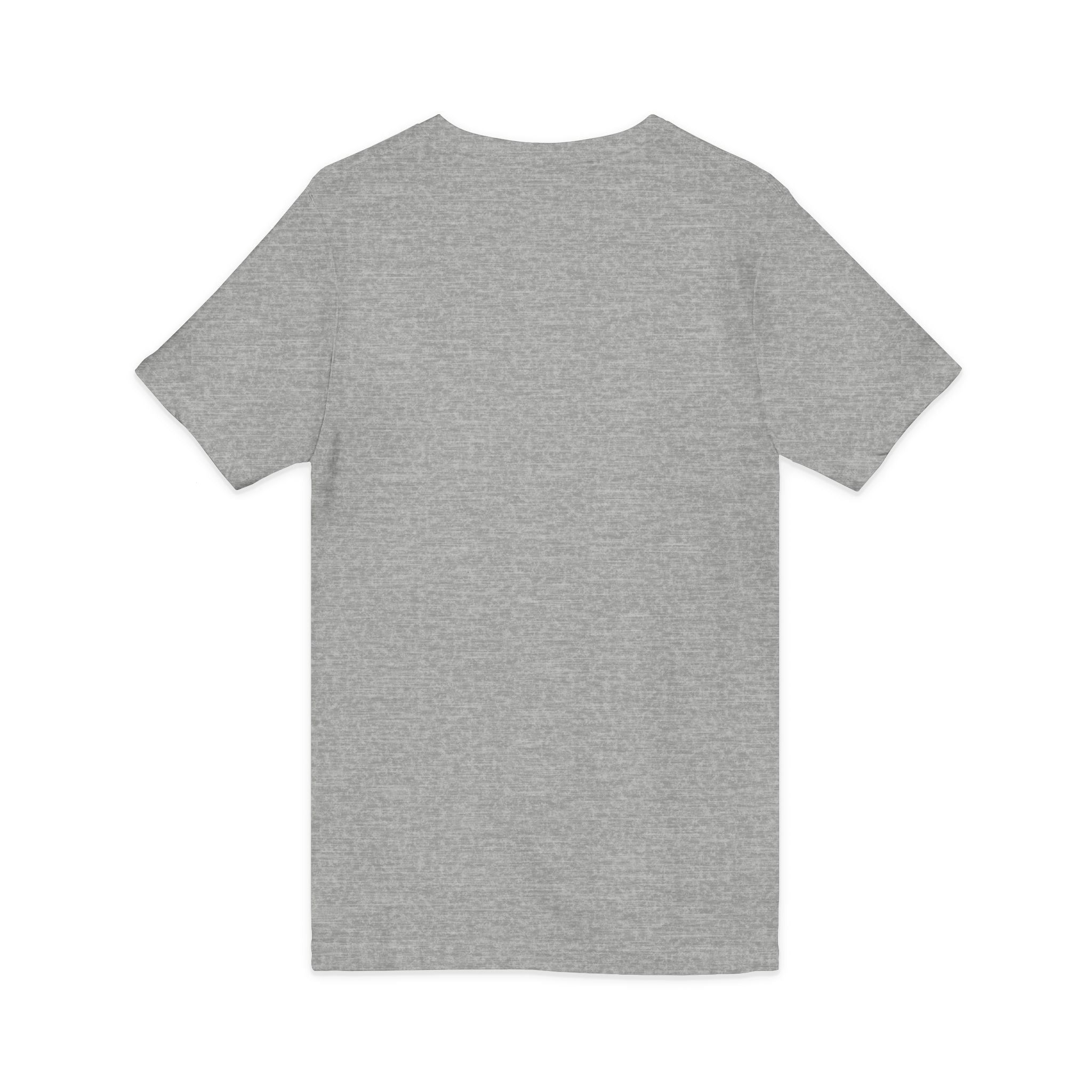 Pussy Phat From Di Back V-Neck Tee — Colorful Carnival Cat Graphic Shirt