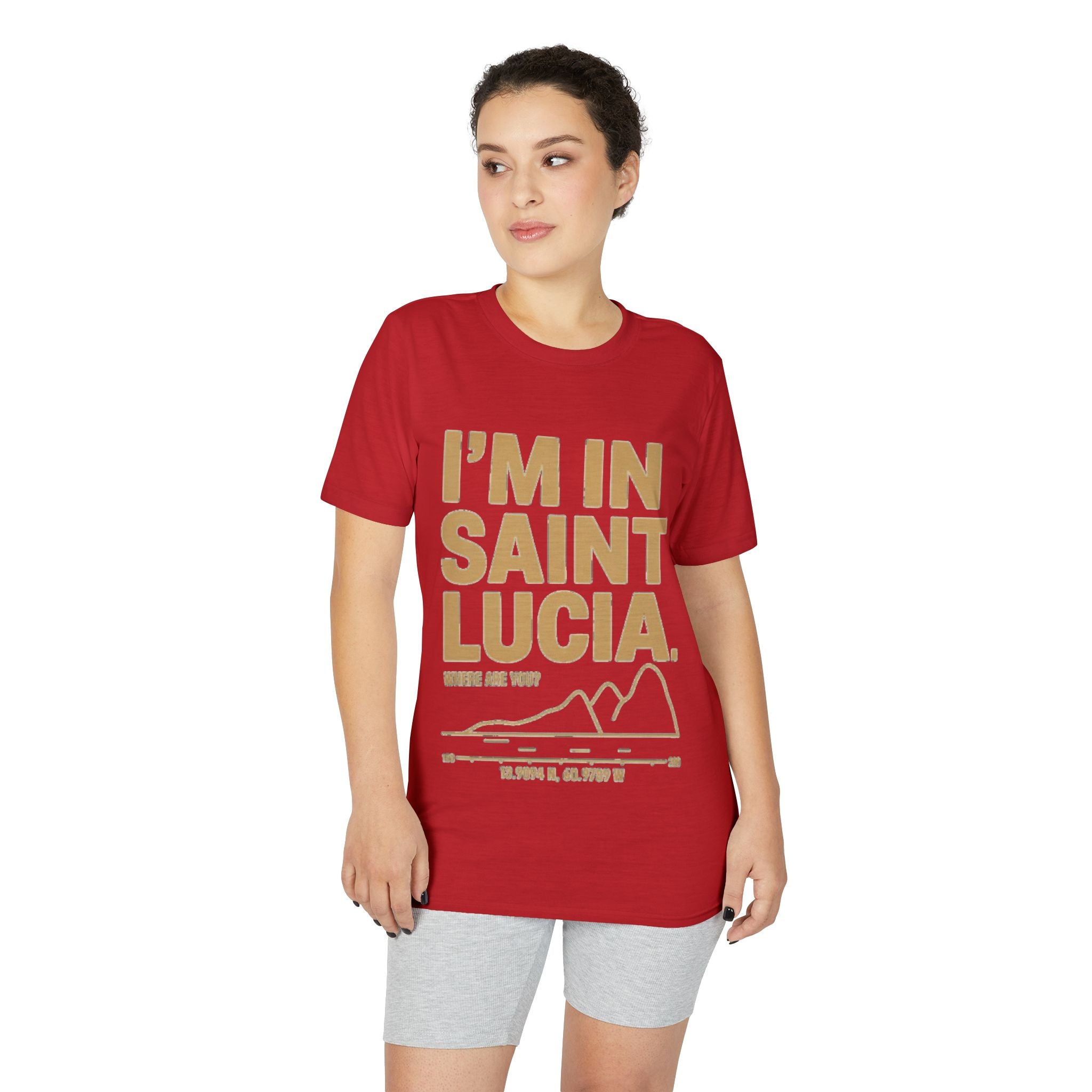 Saint Lucia T-Shirt "I'm In Saint Lucia" - Island Vacation Tee