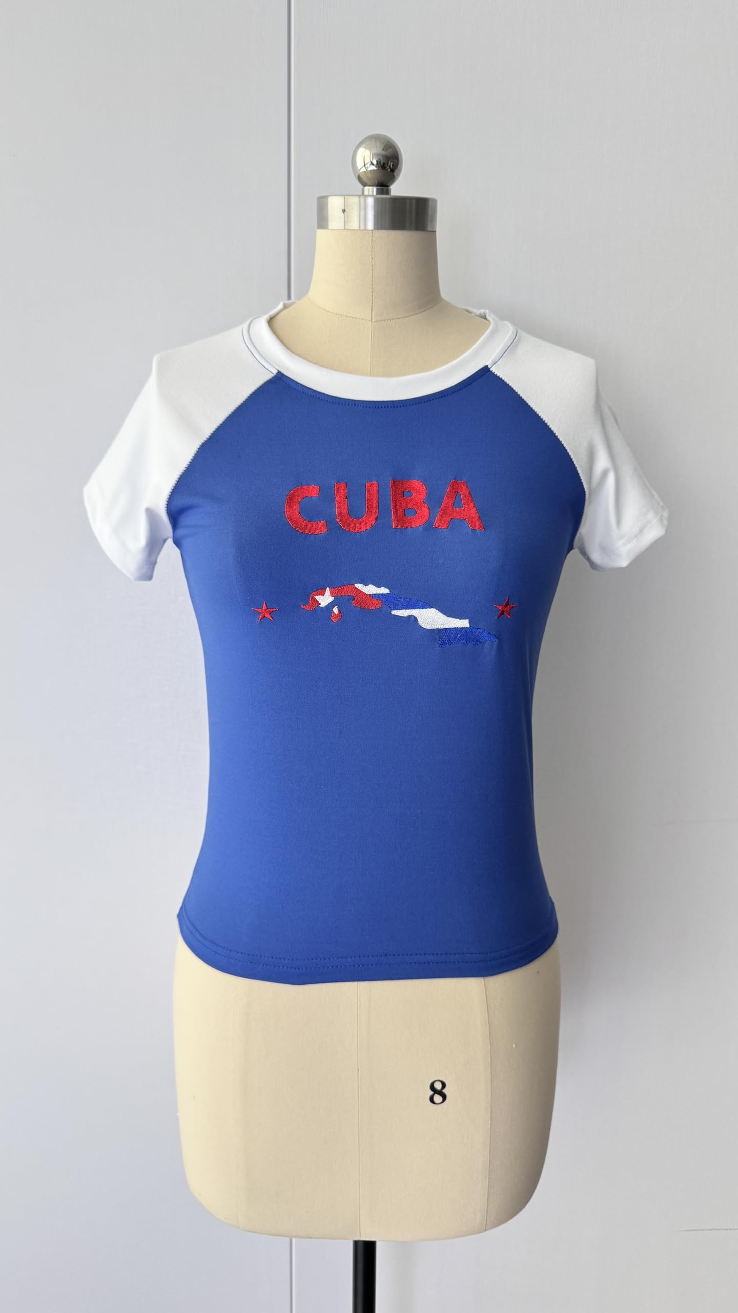 Y2K Baby Tees for Women Graphic Short Sleeve Crop Tops Slim Fit Jersey Vintage 2000s Streetwear