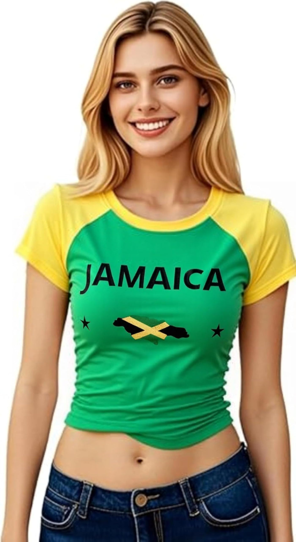 Women's Y2K Tropical Graphic Crop Tee | Island Street Style