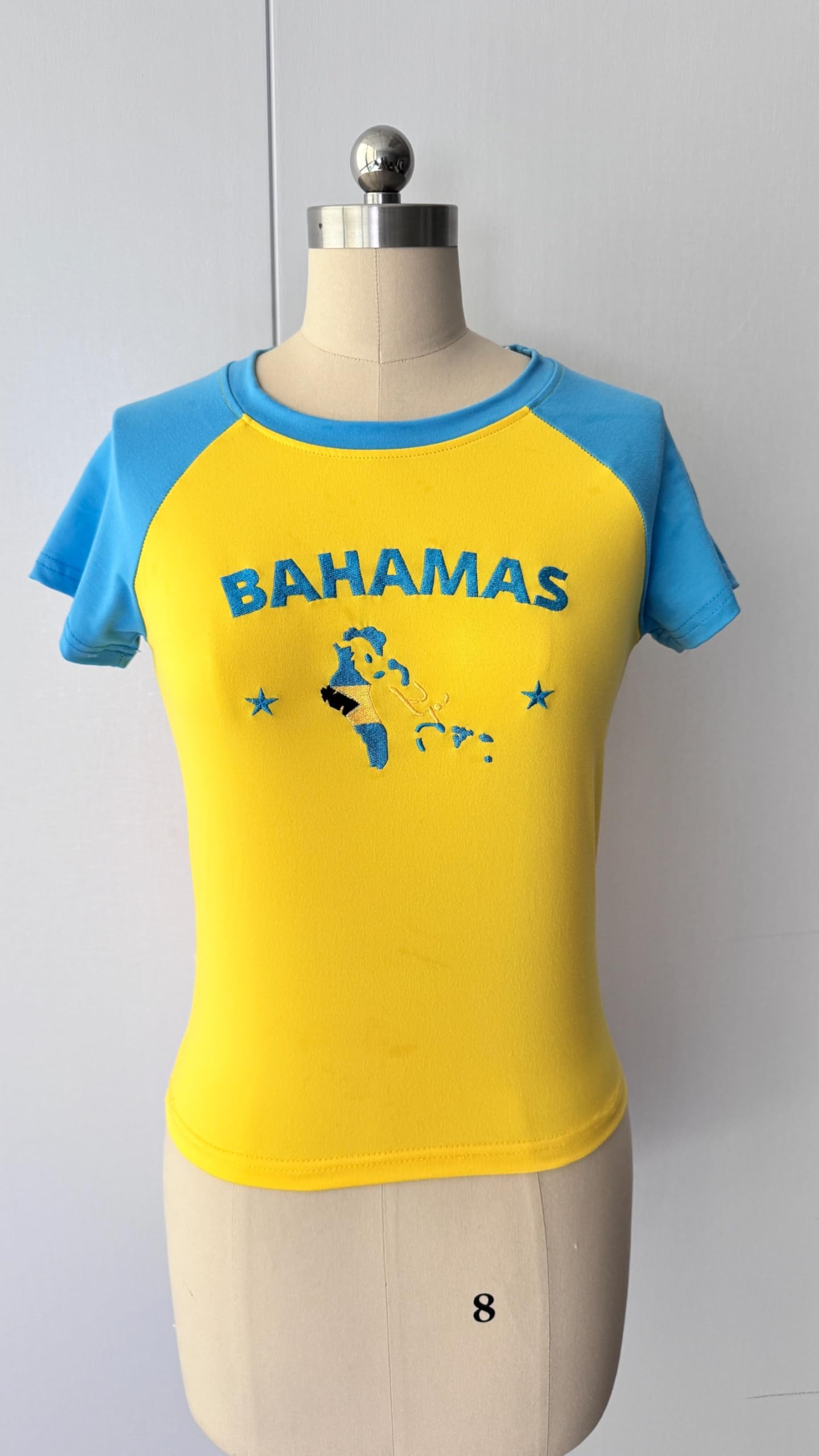 Y2K Baby Tees for Women Graphic Short Sleeve Crop Tops Slim Fit Jersey Vintage 2000s Streetwear
