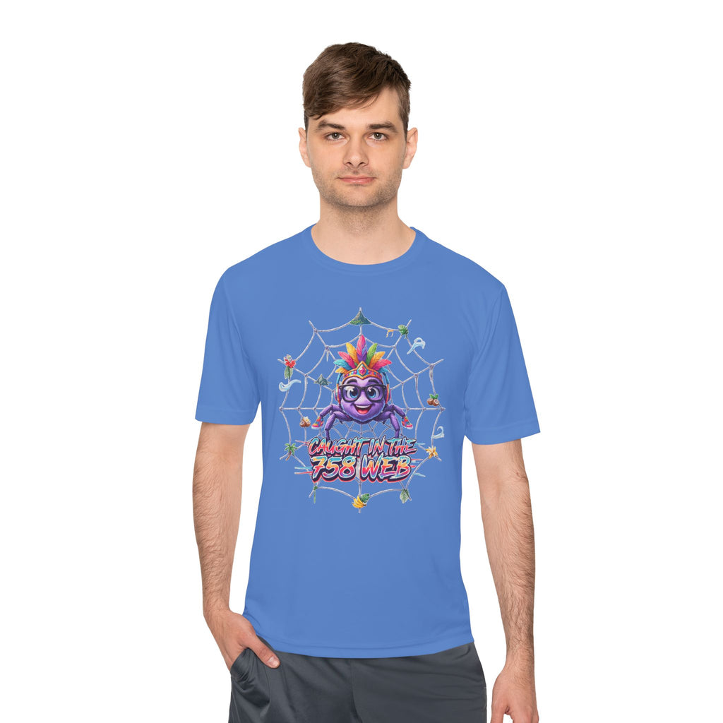 Spider Pride Tee — Colorful Rainbow Spider "Catch Me If You Can" Graphic Shirt