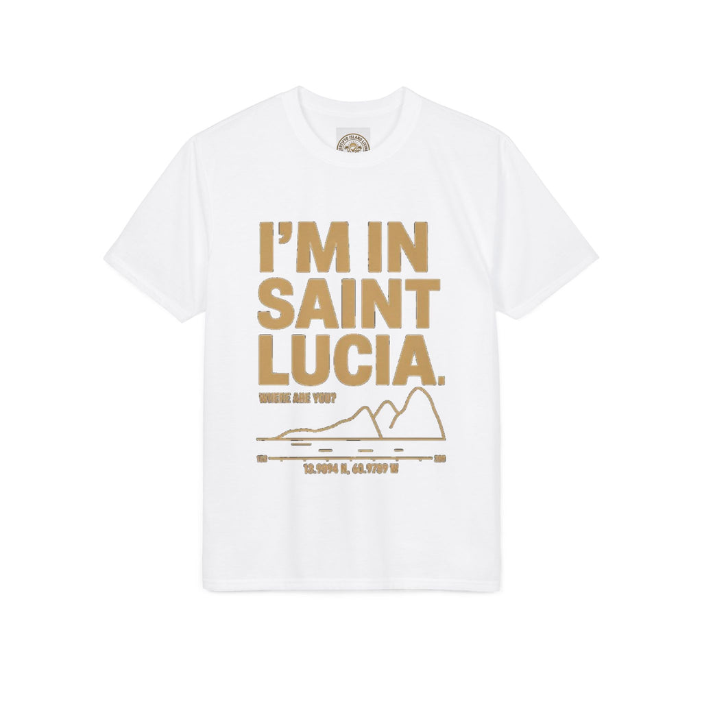 Saint Lucia T-Shirt "I'm In Saint Lucia" - Island Vacation Tee