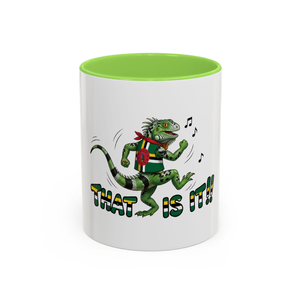 Iguana Dancing 'That Is It!!' Coffee Mug (11oz/15oz)