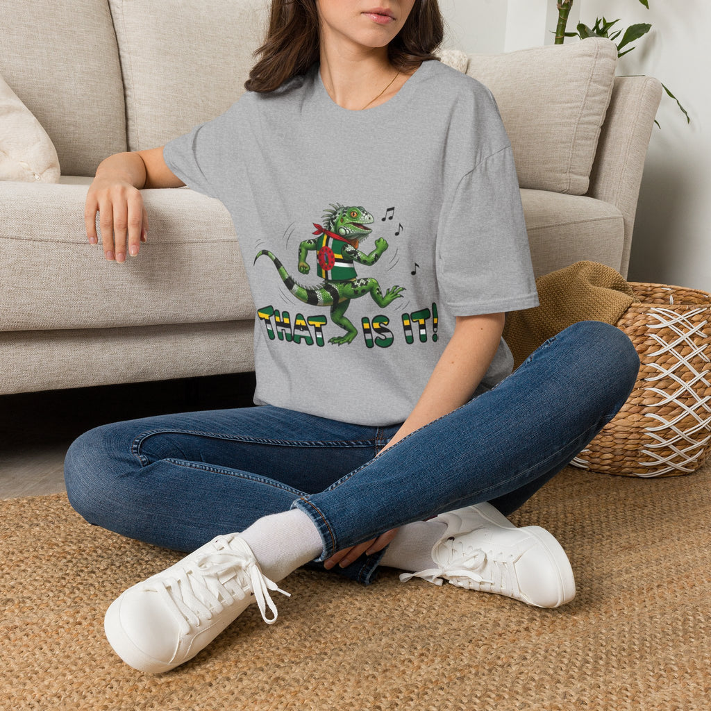 That Is It! Dancing Iguana Graphic T-Shirt — Funny Lizard Music Tee