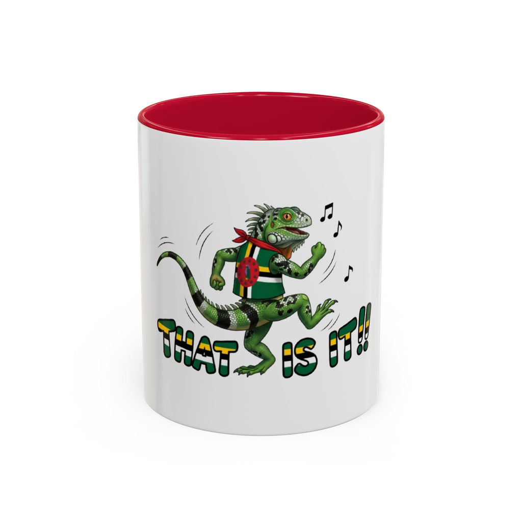 Iguana Dancing 'That Is It!!' Coffee Mug (11oz/15oz)