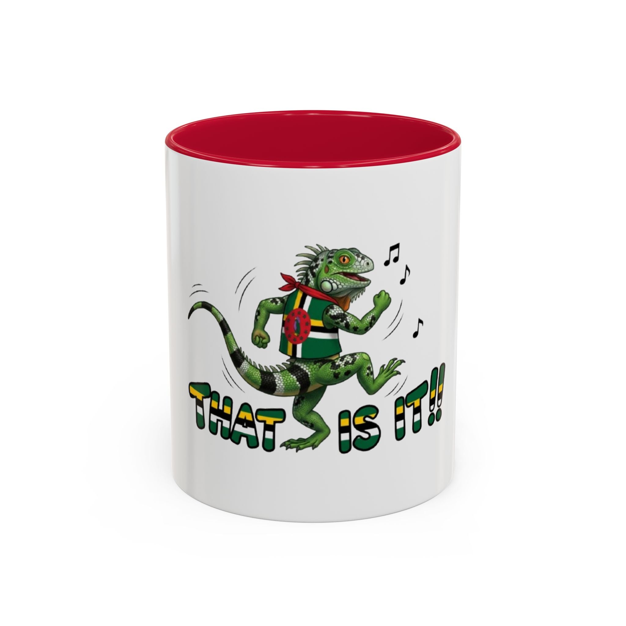 Iguana Dancing 'That Is It!!' Coffee Mug (11oz/15oz)