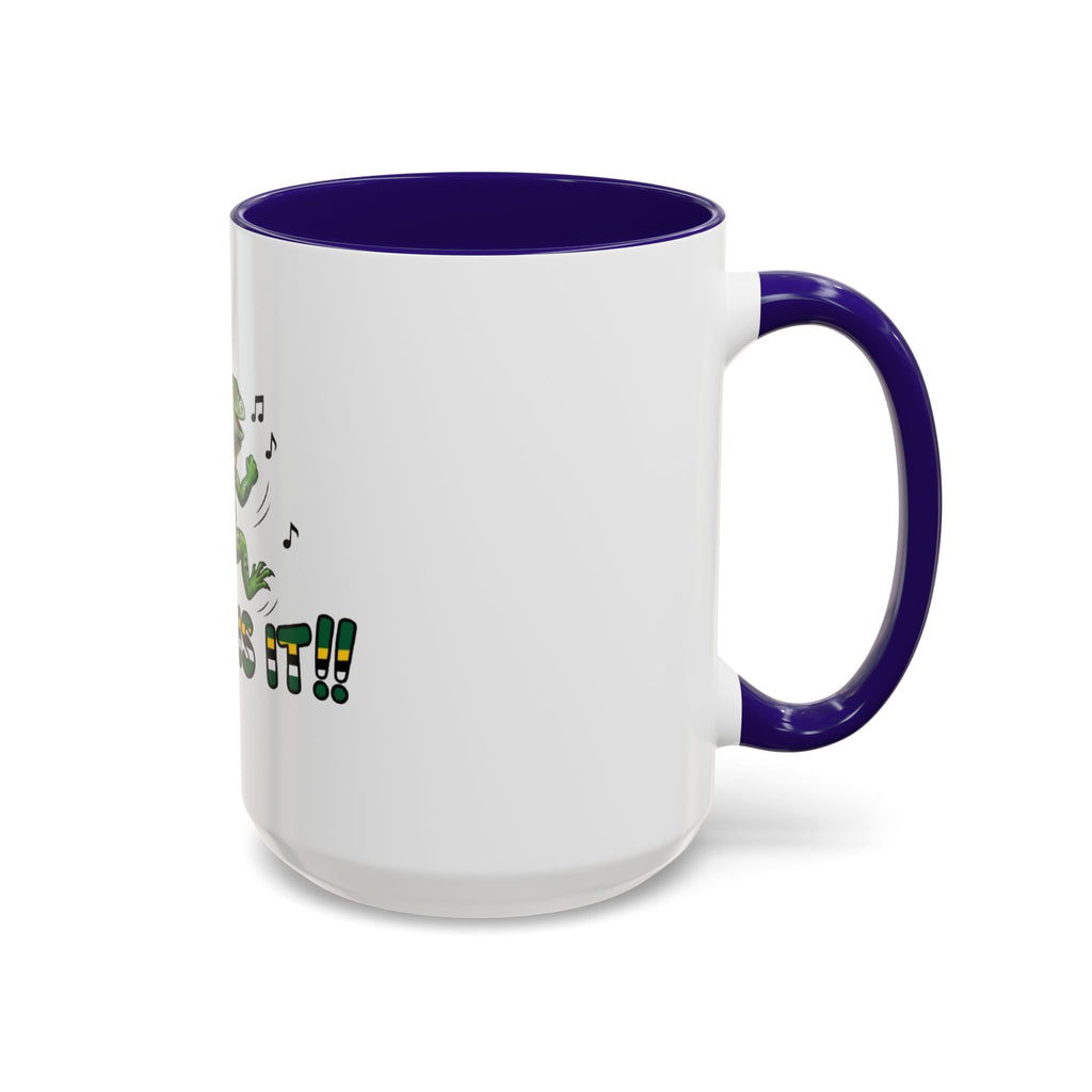Iguana Dancing 'That Is It!!' Coffee Mug (11oz/15oz)