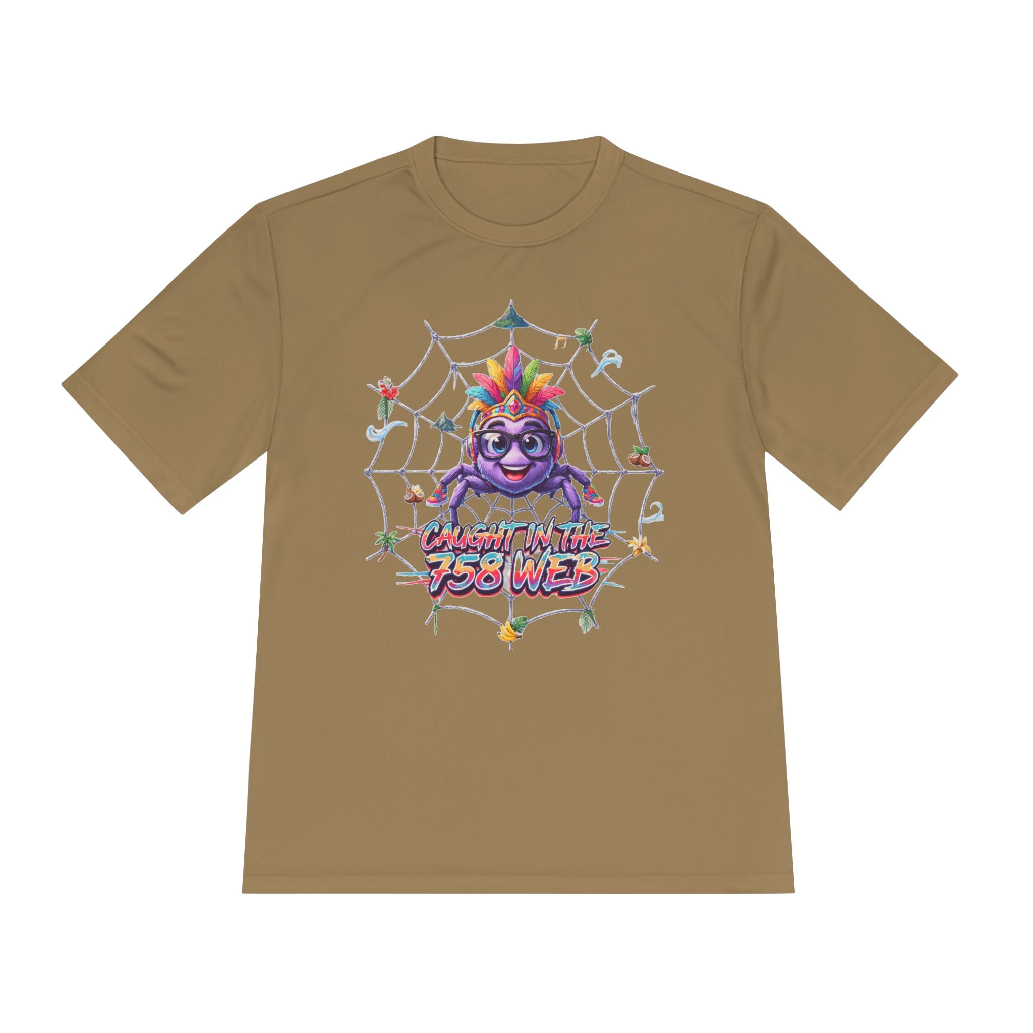 Spider Pride Tee — Colorful Rainbow Spider "Catch Me If You Can" Graphic Shirt
