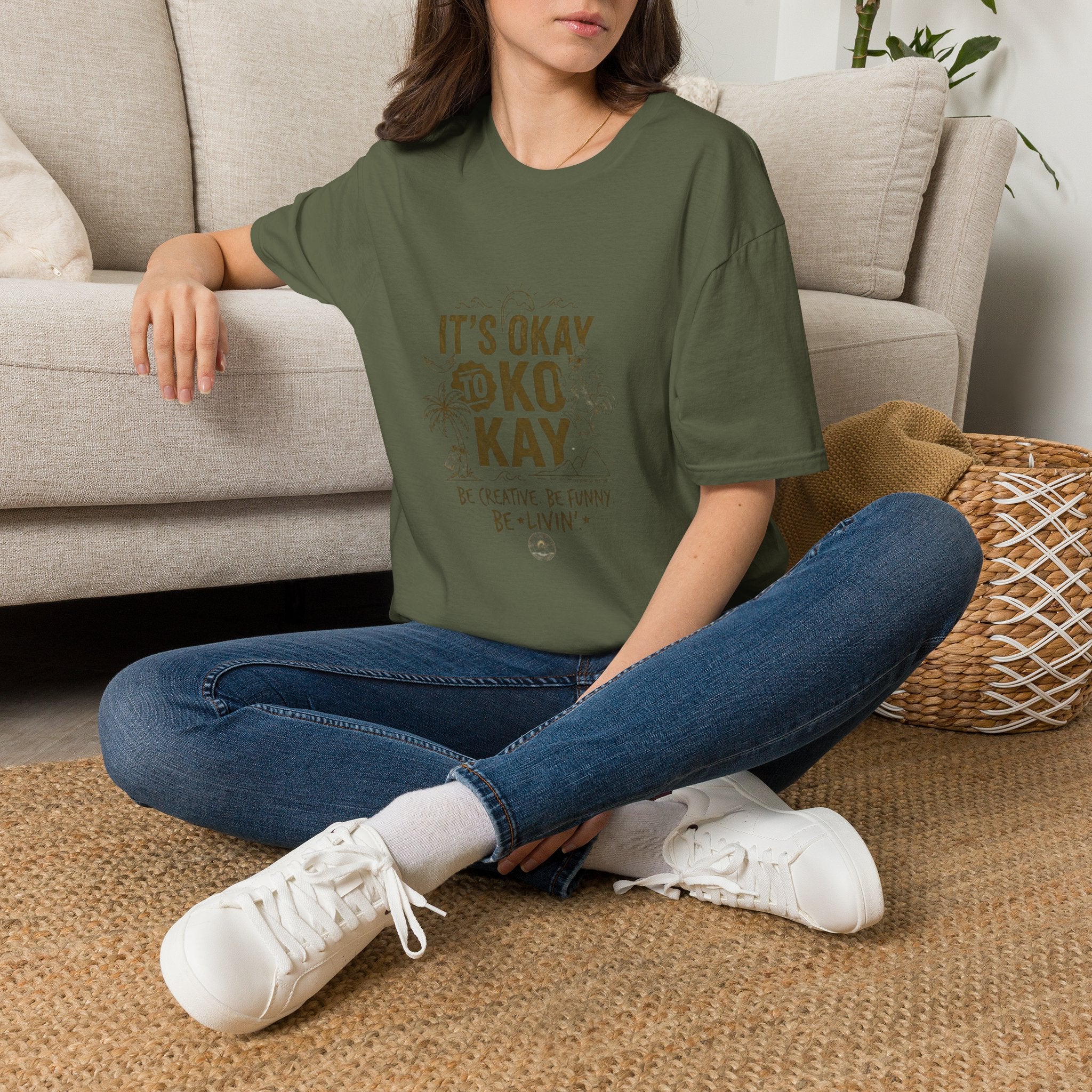 It’s Okay to Kokay T-Shirt — Positive Tropical Graphic Tee