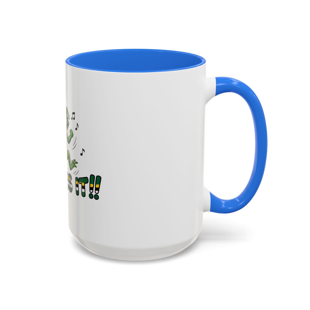 Iguana Dancing 'That Is It!!' Coffee Mug (11oz/15oz)