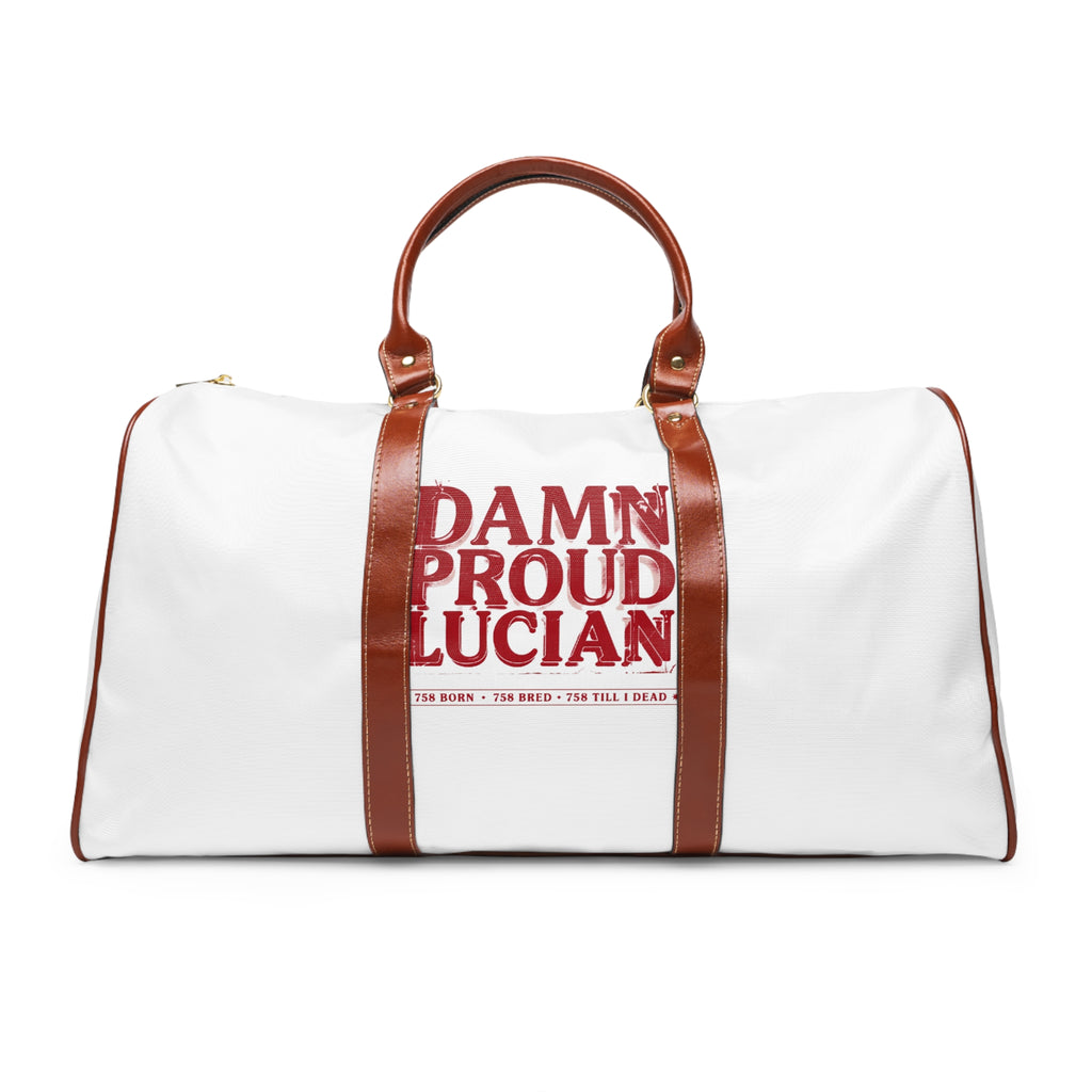 Damn Proud Lucian Waterproof Travel Bag — Personalized Weekend Duffel